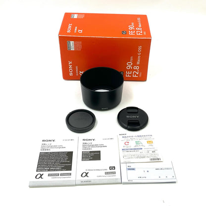 【全額返金保証】【最速発送】Sony FE 90mm F2.8 Macro G OSS SEL90M28G 美品 動作確認済