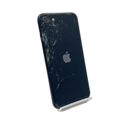 【最速発送】Apple iPhone iPhone SE（第3世代） 64GB ミッドナイト Softbank SIMフリー 白ロム【難有】 84%