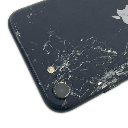 【最速発送】Apple iPhone iPhone SE（第3世代） 64GB ミッドナイト Softbank SIMフリー 白ロム【難有】 84%