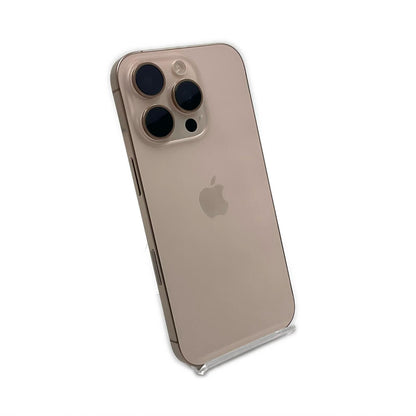 【全額返金保証】【最速発送】Apple iPhone iPhone 16 Pro 128GB デザートチタニウム SIMフリー 白ロム 美品 動作確認済 91%