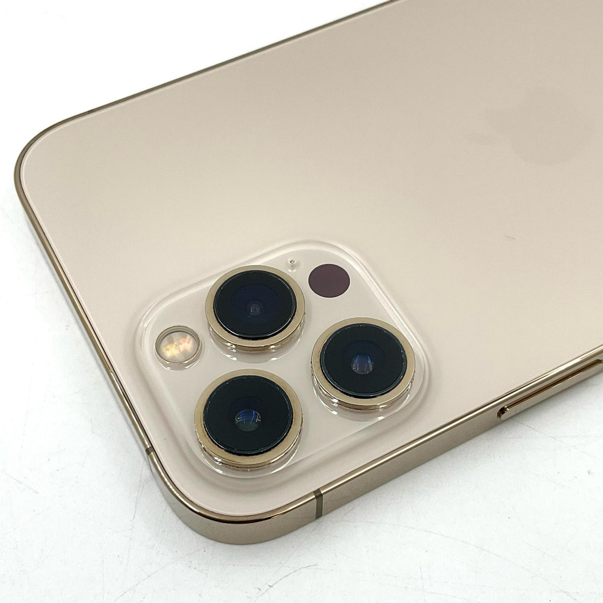 【全額返金保証】【最速発送】Apple iPhone iPhone 12 Pro Max 256GB ゴールド Softbank SIMフリー 白ロム 動作確認済 73%