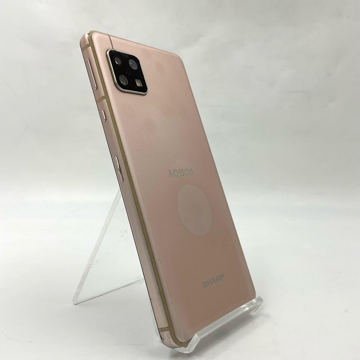 【全額返金保証】【最速発送】SHARP AQUOS sense5G 64GB ライトカッパー SIMフリー SH-M17 白ロム 動作確認済