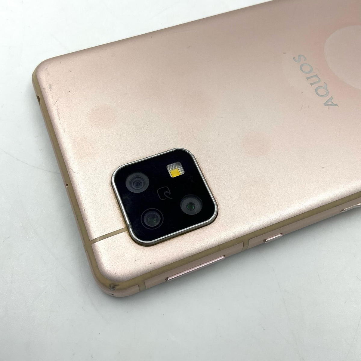 【全額返金保証】【最速発送】SHARP AQUOS sense5G 64GB ライトカッパー SIMフリー SH-M17 白ロム 動作確認済