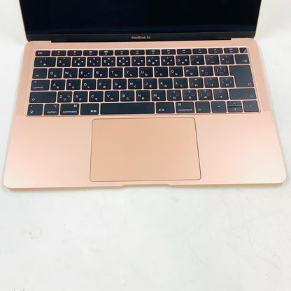 【全額返金保証】【最速発送】Apple MacBook Air 13インチ 2018 1.6GHz デュアルコア Intel Core i5 8GB 128GB ゴールド 美品 動作確認済