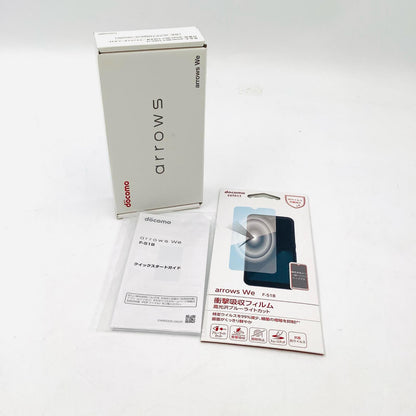 【全額返金保証】【最速発送】富士通 arrows Ｗe ネイビー docomo SIMフリー F-51B 白ロム 新品未開封 即納OK