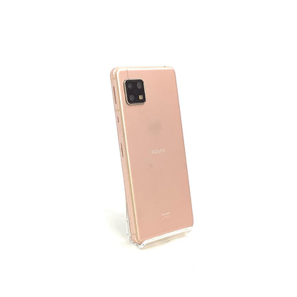 【最速発送】SHARP AQUOS sense 5G 64GB ライトカッパー au SIMフリー SHG03 白ロム【難有】