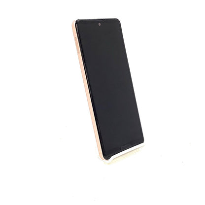 【最速発送】SHARP AQUOS sense 5G 64GB ライトカッパー au SIMフリー SHG03 白ロム【難有】