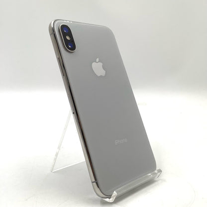 【全額返金保証】【最速発送】Apple iPhone iPhone X 64GB シルバー SIMフリー 白ロム 動作確認済 100%