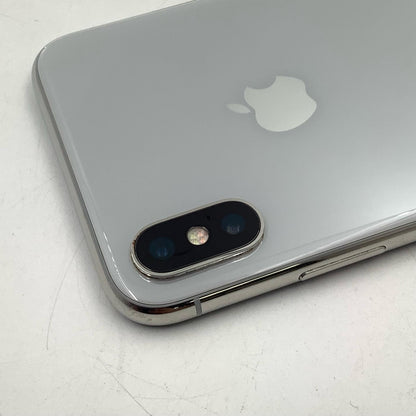 【全額返金保証】【最速発送】Apple iPhone iPhone X 64GB シルバー SIMフリー 白ロム 動作確認済 100%