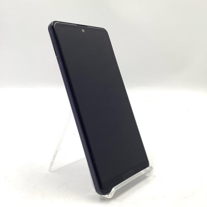【全額返金保証】【最速発送】SHARP AQUOS sense5G 64GB ダークネイビー docomo SIMフリー SH-53A 白ロム 動作確認済