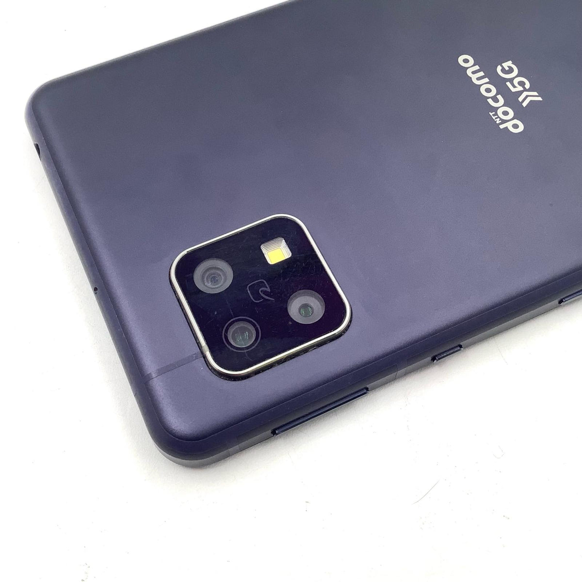 【全額返金保証】【最速発送】SHARP AQUOS sense5G 64GB ダークネイビー docomo SIMフリー SH-53A 白ロム 動作確認済