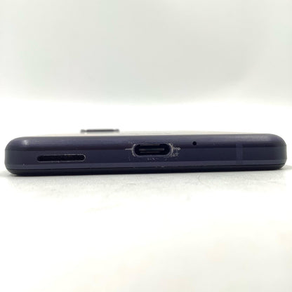 【全額返金保証】【最速発送】SHARP AQUOS sense5G 64GB ダークネイビー docomo SIMフリー SH-53A 白ロム 動作確認済