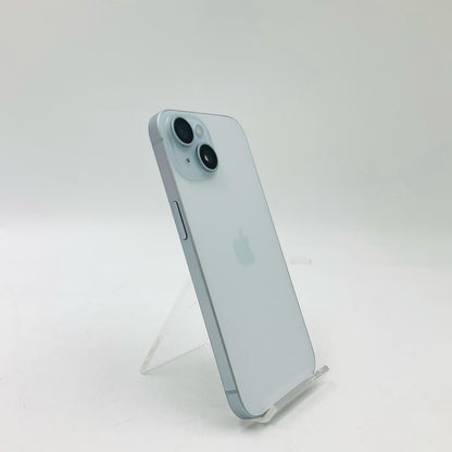 【全額返金保証】【最速発送】Apple iPhone iPhone 15 256GB ブルー docomo SIMフリー 白ロム 動作確認済 79%