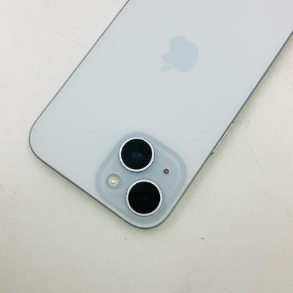【全額返金保証】【最速発送】Apple iPhone iPhone 15 256GB ブルー docomo SIMフリー 白ロム 動作確認済 79%