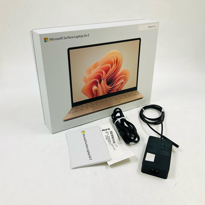 【全額返金保証】【最速発送】Microsoft Surface Laptop Go3 12th Gen Intel(R)Core(TM)i5-1235U 2.50GHz 16GB M.2 SSD 512GB 99.3% 美品 動作確認済