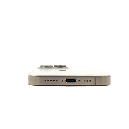 【全額返金保証】【最速発送】Apple iPhone iPhone Pro 15 256GB ナチュラルチタニウム Softbank SIMフリー 白ロム 美品 動作確認済 80%