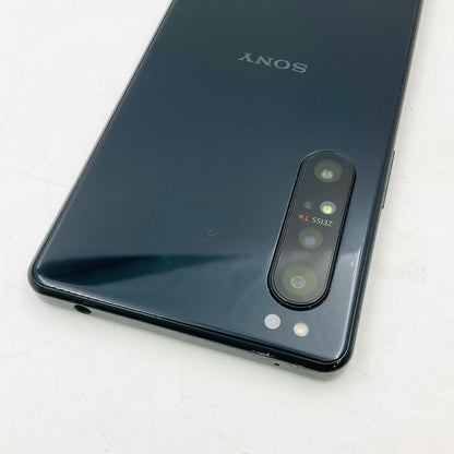 【全額返金保証】【最速発送】Sony Xperia 1 II 128GB ブラック docomo SIMフリー SO-51A 白ロム 動作確認済