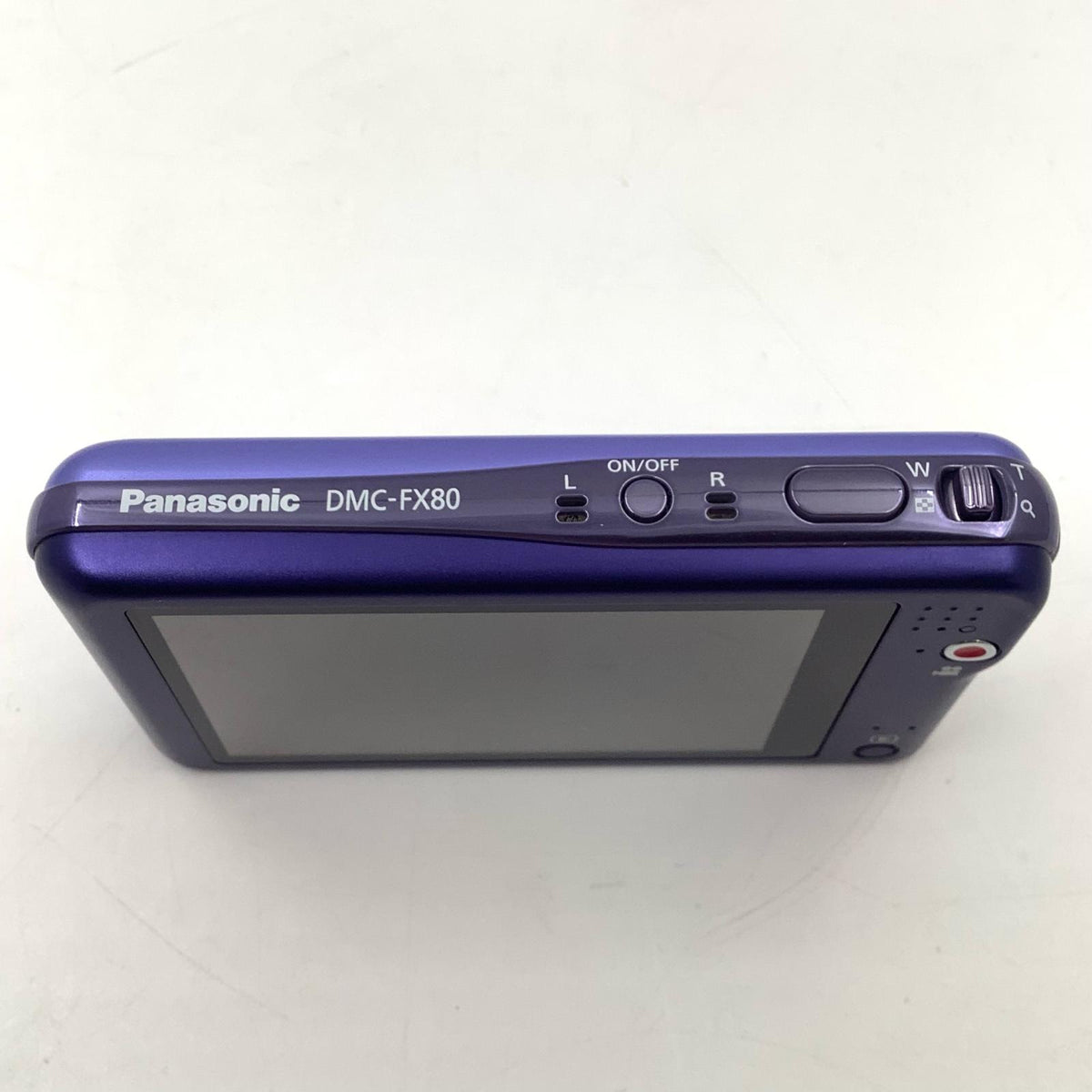 【全額返金保証】【最速発送】Panasonic コンパクトデジタルカメラ LUMIX DMC-FX80-V [アイリスバイオレット] 動作確認済