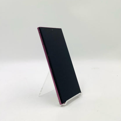 【最速発送】SAMSUNG Galaxy S22 Ultra 5G 256GB バーガンディ au SIMフリー SCG14 白ロム【難有】