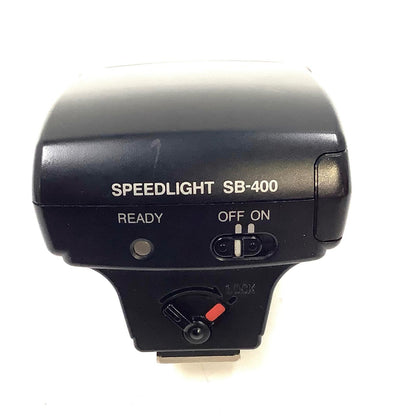 【全額返金保証】【最速発送】Nikon スピードライト SB-400 美品 動作確認済