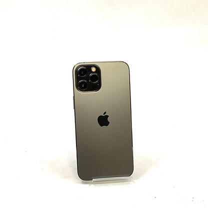 【全額返金保証】【最速発送】Apple iPhone iPhone 12 Pro Max 128GB グラファイト au 白ロム 動作確認済 90%