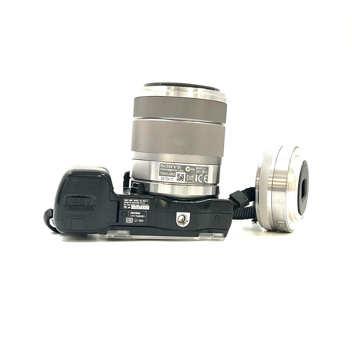 【全額返金保証】【最速発送】Sony デジタル一眼 α NEX-5D ダブルレンズキット ブラック 美品 動作確認済