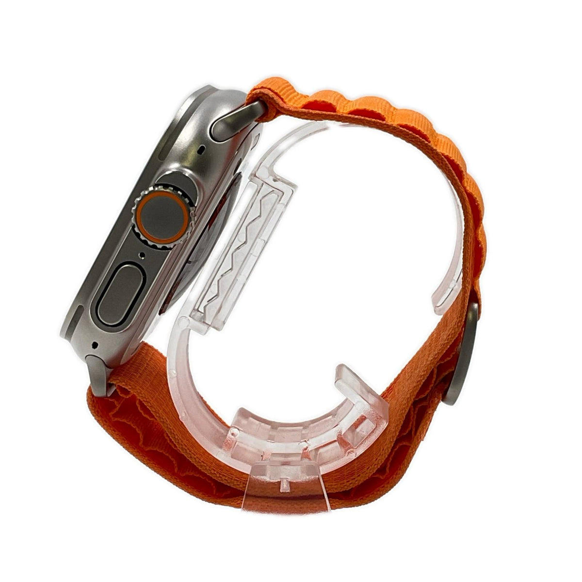 【全額返金保証】【最速発送】Apple Watch Ultra 第1世代 チタニウム 49mm GPS+Cellular 白ロム 98% 美品 動作確認済