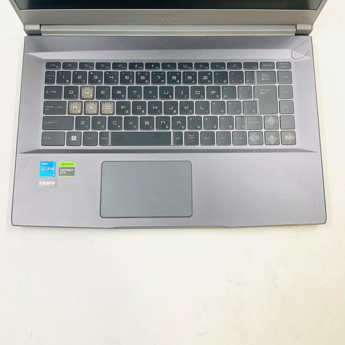 【全額返金保証】【最速発送】MSI GF Thin 15 B12UC 12th Gen Intel(R) Core(TM) i5-12450H 16GB SSD(NVMe) 512GB（実測:477GB） NVIDIA GeForce RTX 3050 Laptop GPU 99.8% 美品 動作確認済