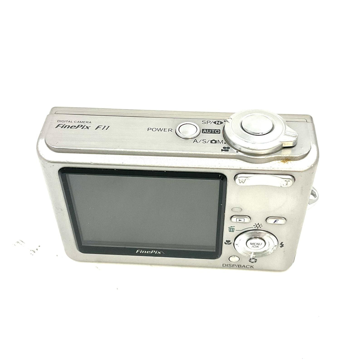 【全額返金保証】【最速発送】FUJIFILM コンパクトデジタルカメラ FinePix F11 シルバー 動作確認済