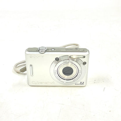 【全額返金保証】【最速発送】Sony コンパクトデジタルカメラ サイバーショット DSC-W35 シルバー 動作確認済