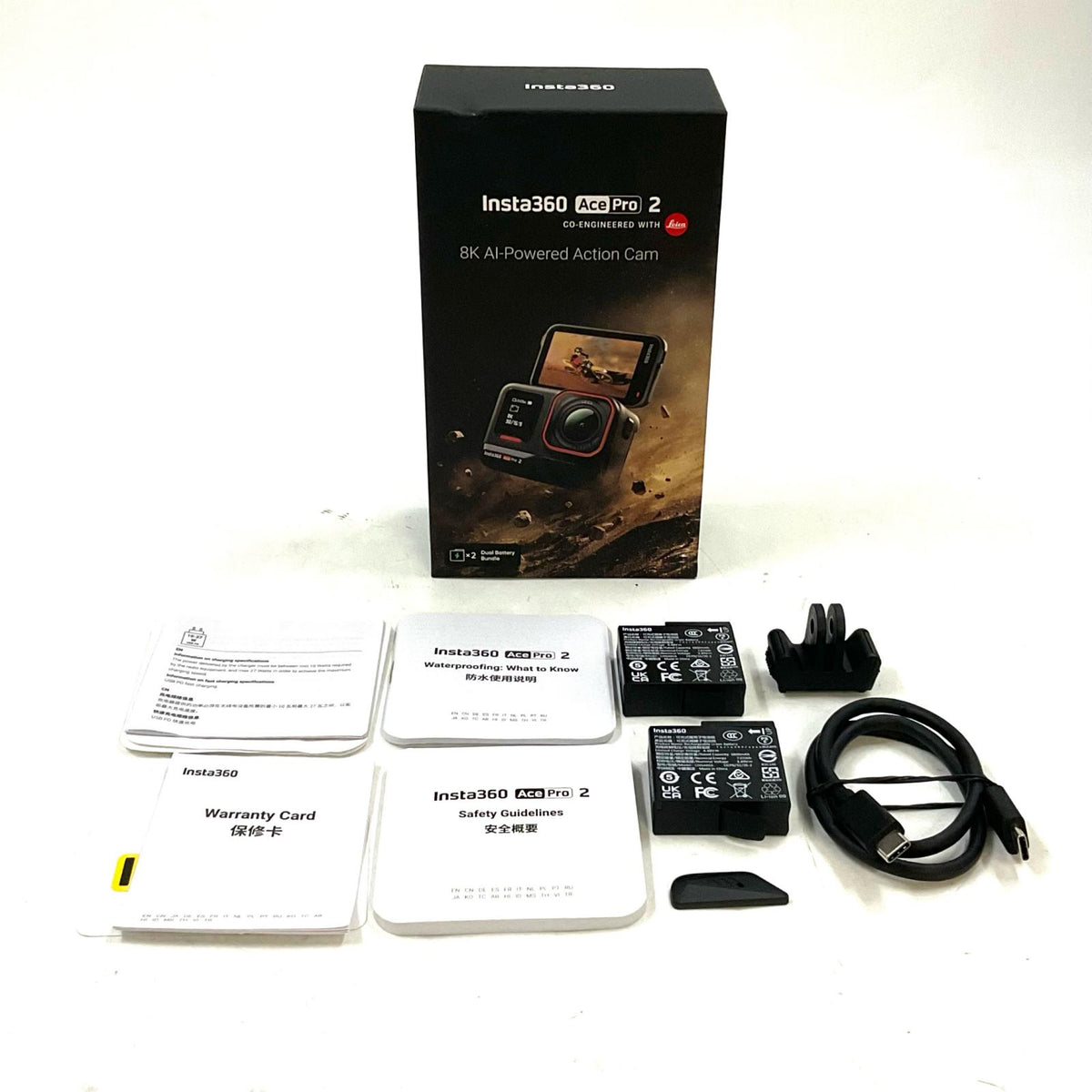 【全額返金保証】【最速発送】Insta360 Ace Pro 2 [ブラック] 超美品 動作確認済