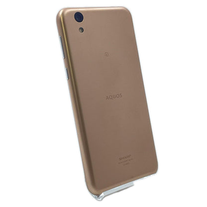 【最速発送】SHARP AQUOS sense lite 32GB ゴールド SH-M05 白ロム【難有】
