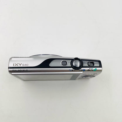 【全額返金保証】【最速発送】Canon コンパクトデジタルカメラ IXY 640 [シルバー] 美品 動作確認済