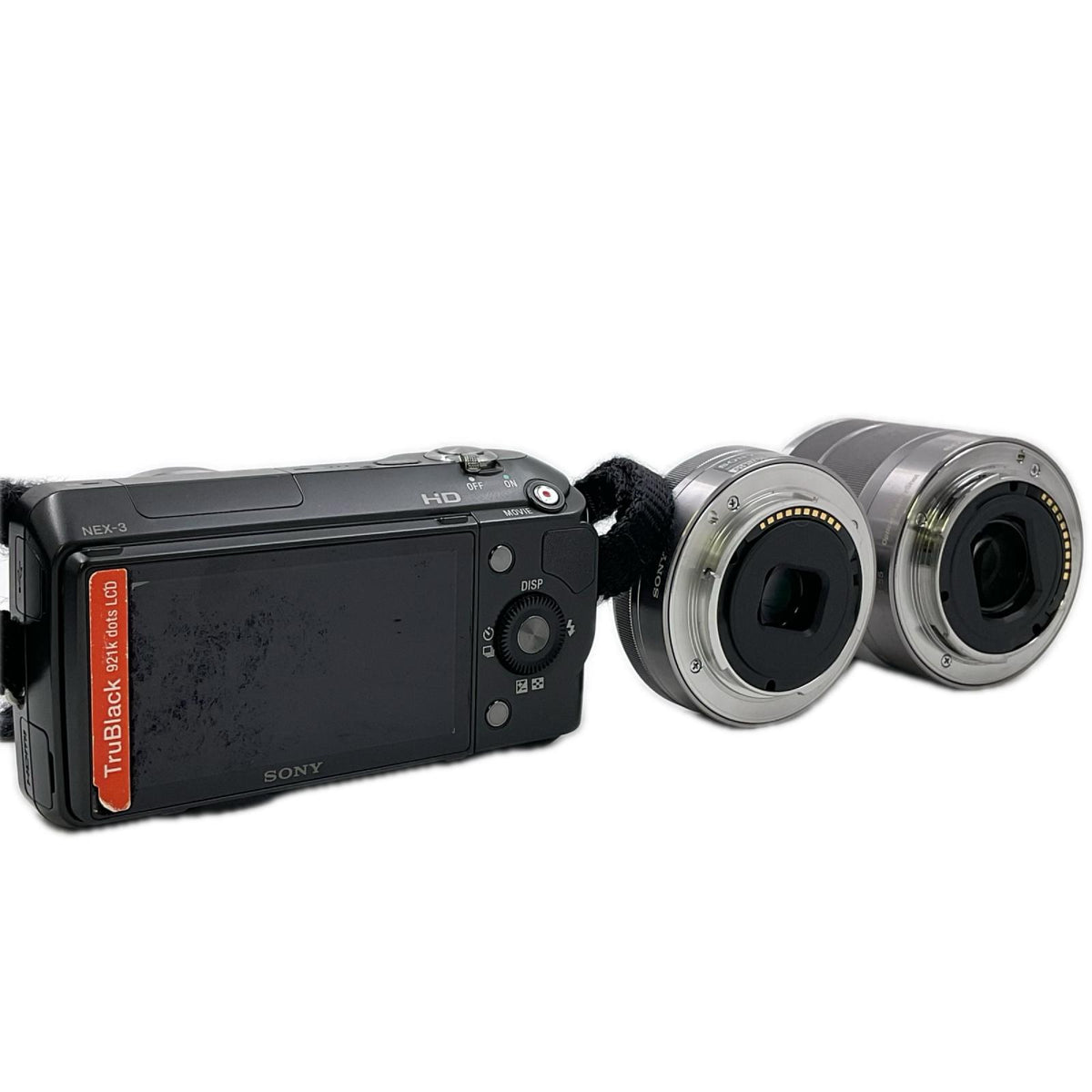 【最速発送】Sony デジタル一眼 α NEX-3D ダブルレンズキット ブラック【難有】