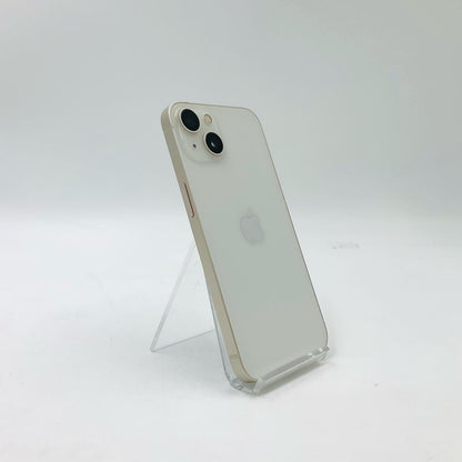 【全額返金保証】【最速発送】Apple iPhone iPhone 13 128GB スターライト Softbank SIMフリー 白ロム 動作確認済 77%