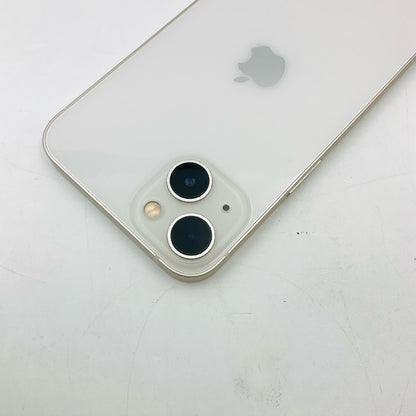 【全額返金保証】【最速発送】Apple iPhone iPhone 13 128GB スターライト Softbank SIMフリー 白ロム 動作確認済 77%