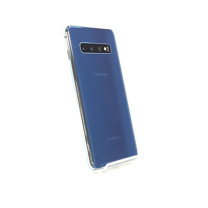 【全額返金保証】【最速発送】SAMSUNG Galaxy S 10 128GB プリズム ブルー docomo SIMフリー SC-03L 白ロム 動作確認済