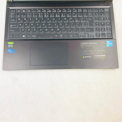 【最速発送】MouseComputer G-Tune P5 ZA-GN118M16R35 11th Gen Intel(R) Core(TM) i7-11800H @ 2.30GHz 16GB SSD(RAID) 512GB（実測:477GB） NVIDIA GeForce RTX 3050 Laptop GPU 90.9%【難有】