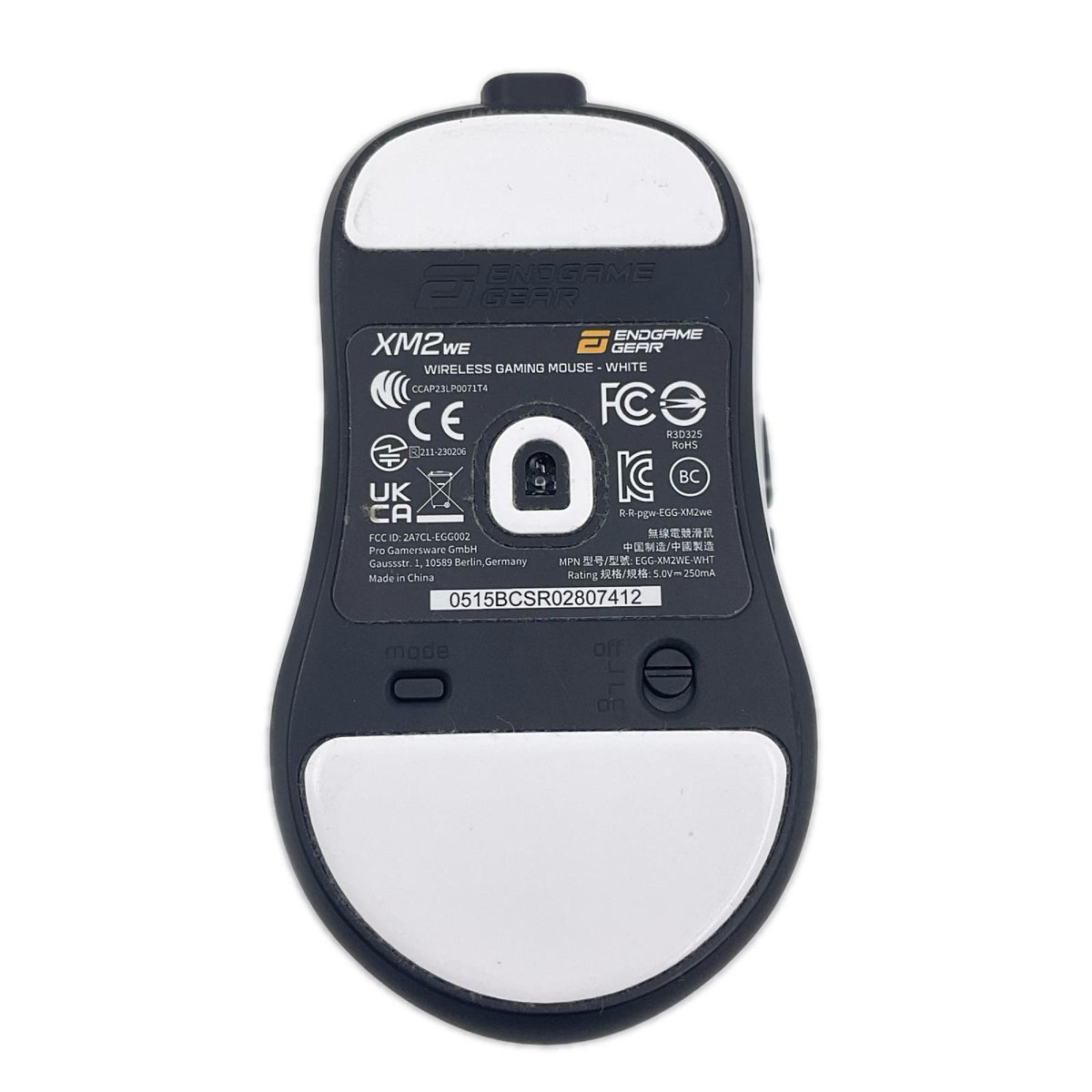 【全額返金保証】【最速発送】Endgame Gear XM2we EGG-XM2WE-WHT 美品 動作確認済