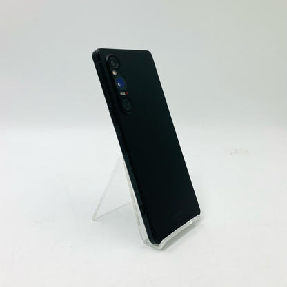 【全額返金保証】【最速発送】Sony Xperia 1 V 256GB ブラック au SIMフリー S0G10 白ロム 美品 動作確認済
