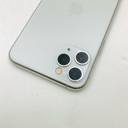 【最速発送】Apple iPhone iPhone 11 Pro 256GB シルバー Softbank 白ロム【難有】 87%