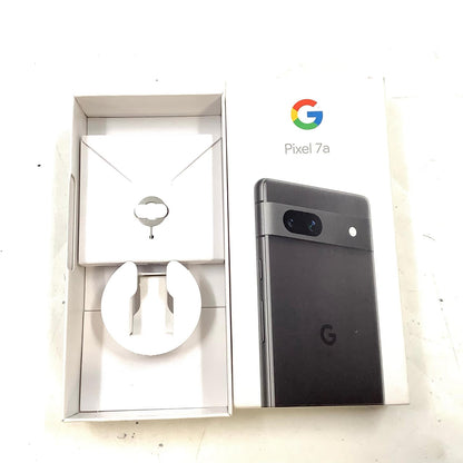 【全額返金保証】【最速発送】Google Pixel 7a 128GB ブラック Softbank SIMフリー 白ロム 動作確認済