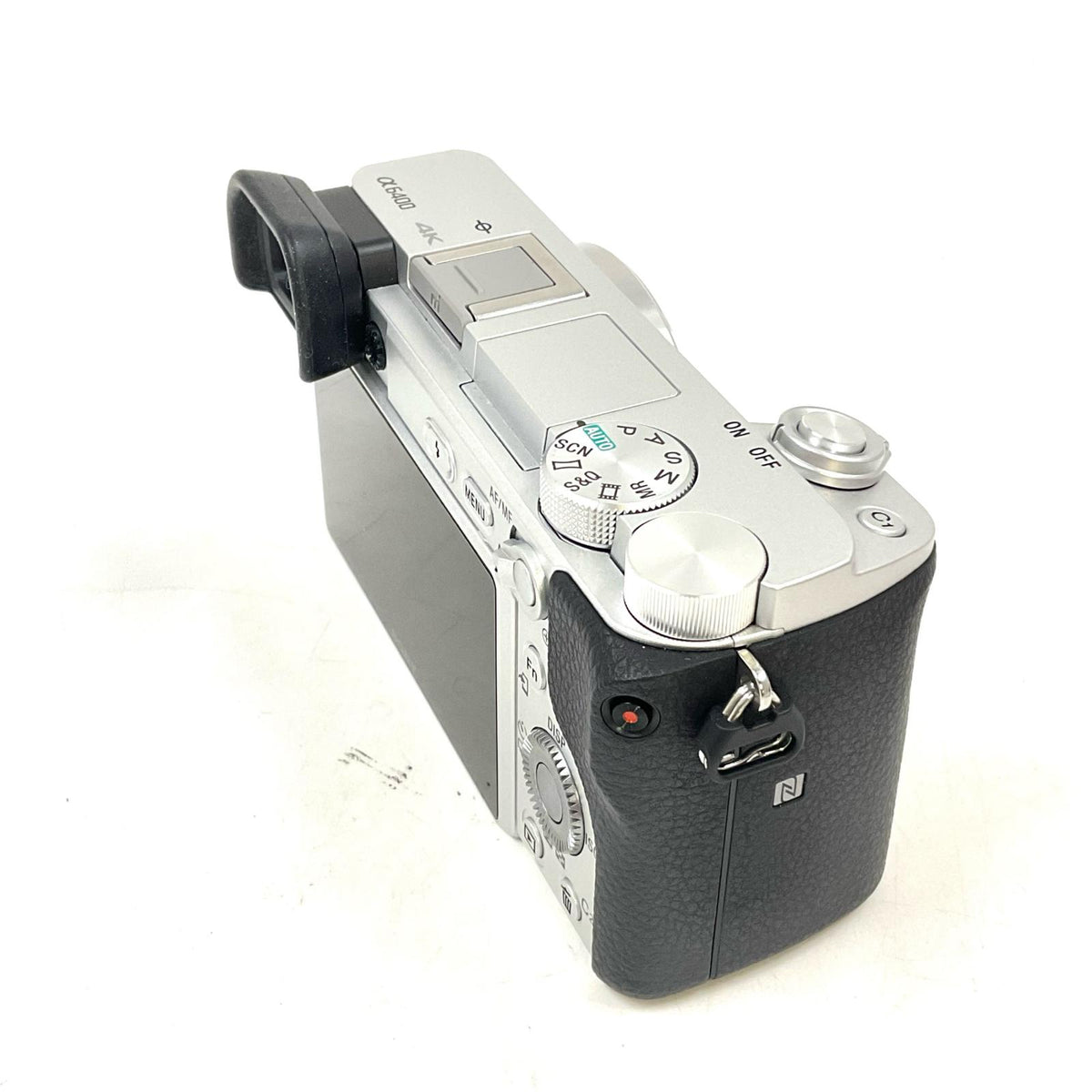 【全額返金保証】【最速発送】Sony デジタル一眼 α6400 ボディ シルバー 美品 動作確認済