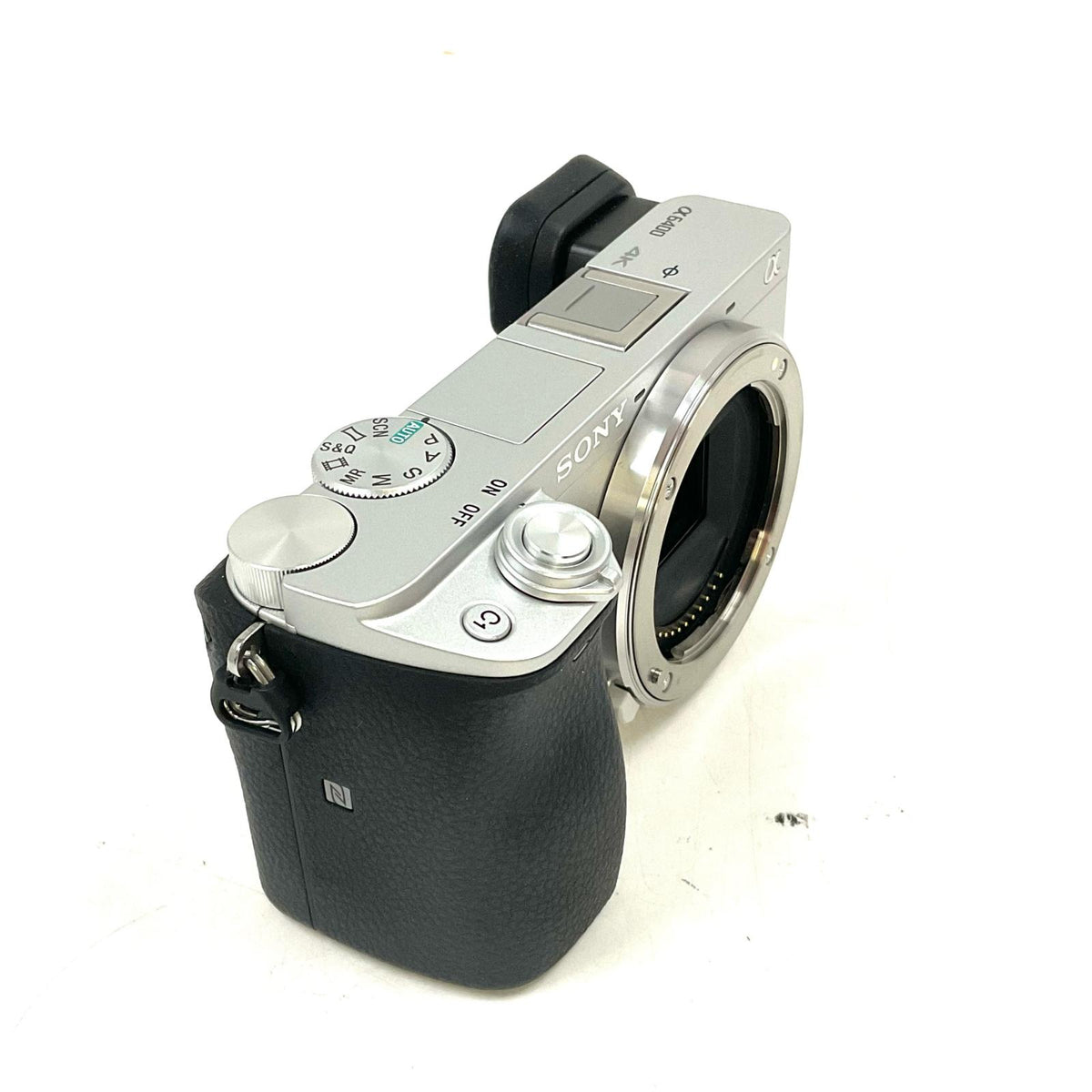 【全額返金保証】【最速発送】Sony デジタル一眼 α6400 ボディ シルバー 美品 動作確認済