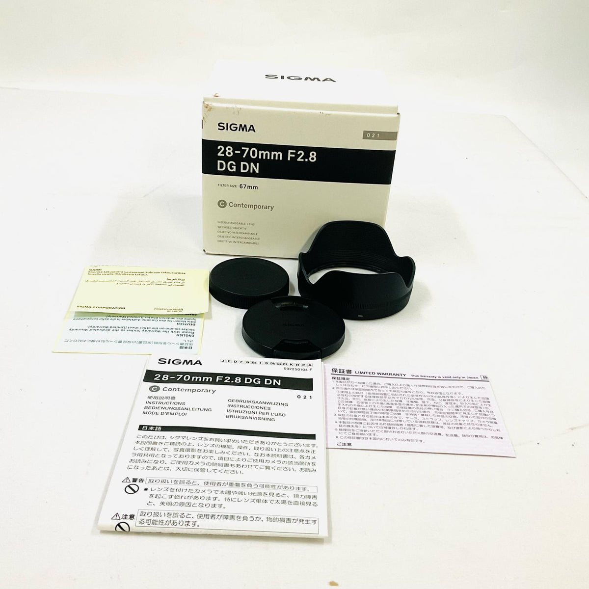【全額返金保証】【最速発送】SIGMA 28-70mm F2.8 DG DN [ソニーE用] 動作確認済