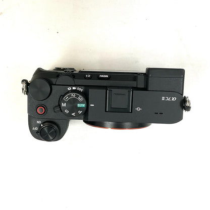 【全額返金保証】【最速発送】Sony デジタル一眼 α7C II ILCE-7CM2 ボディ ブラック 美品 動作確認済