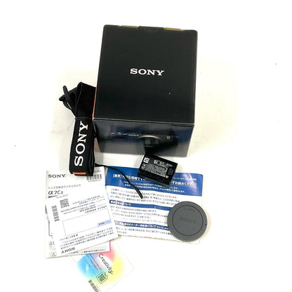 【全額返金保証】【最速発送】Sony デジタル一眼 α7C II ILCE-7CM2 ボディ ブラック 美品 動作確認済