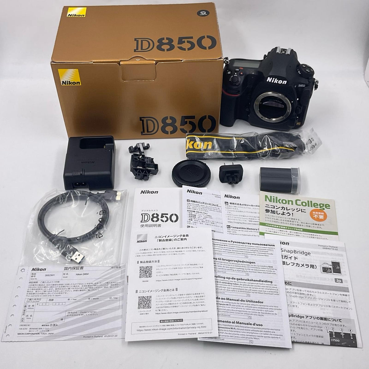 【全額返金保証】【最速発送】Nikon デジタル一眼 D850 ボディ ブラック 美品 動作確認済