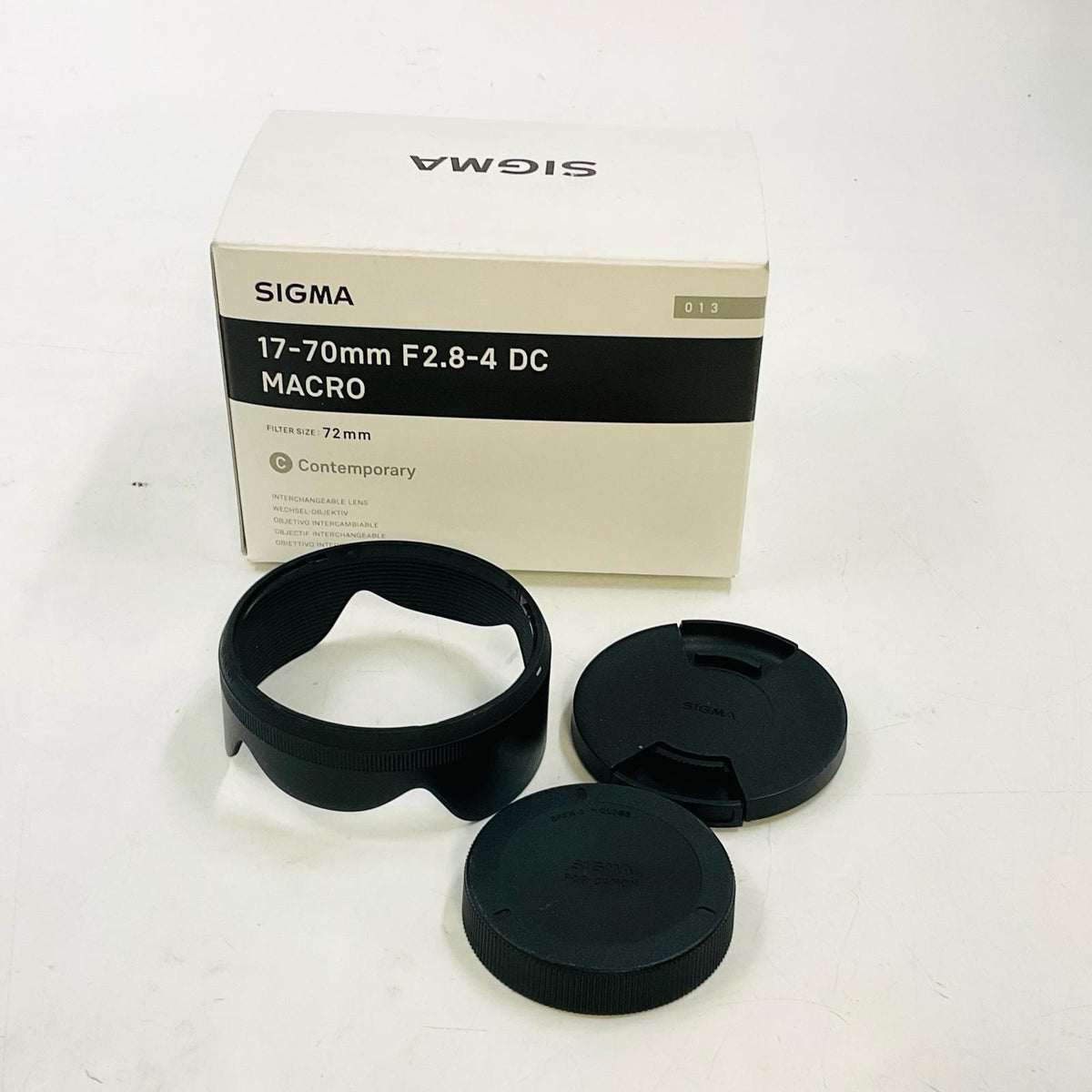 【全額返金保証】【最速発送】SIGMA 17-70mm F2.8-4 DC MACRO OS HSM [キヤノン用] 美品 動作確認済