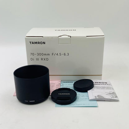 【全額返金保証】【最速発送】TAMRON 70-300mm F/4.5-6.3 Di III RXD (Model A047) 超美品 動作確認済